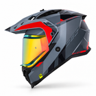 Casco Shaft MX360 Kosh Gris/Rojo