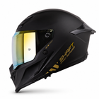 Casco Shaft Pro 615 Solid Negro Mate/Dorado