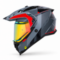 Casco Shaft MX360 Kosh Gris/Rojo