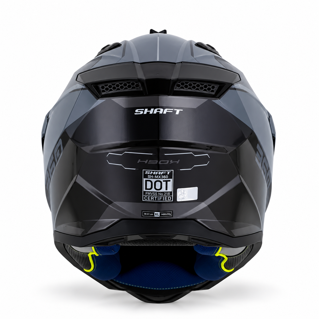 Casco Shaft MX360 Kosh Gris/Gris - foto 3