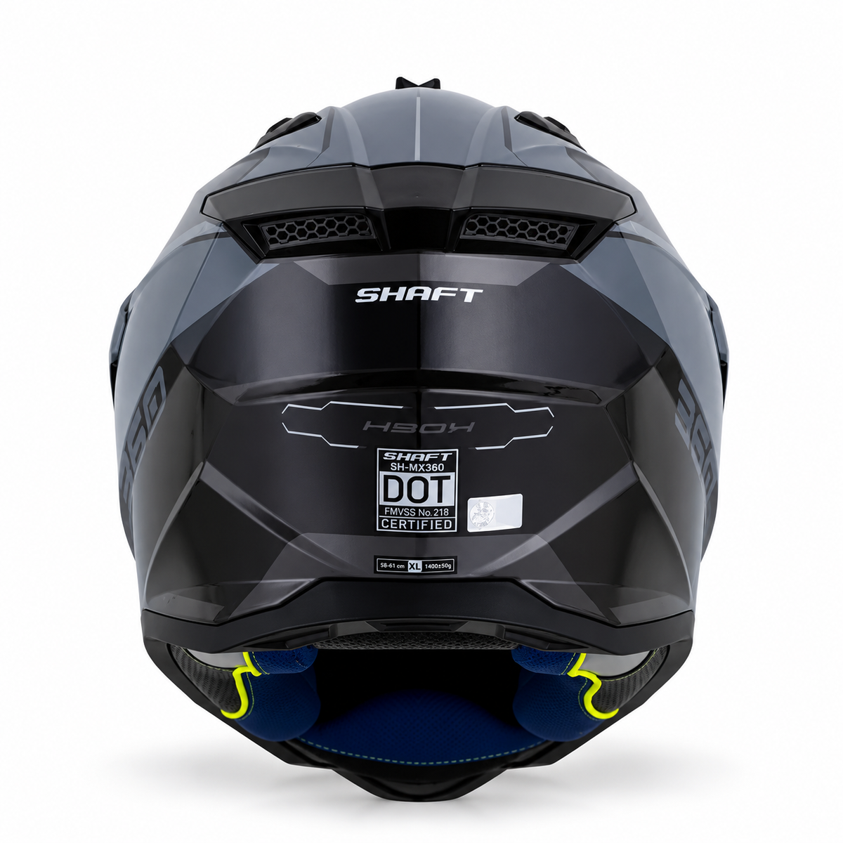 Casco Shaft MX360 Kosh Gris/Gris - foto 3
