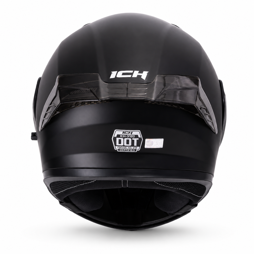 Casco ICH 3120 Abatible Negro Solid