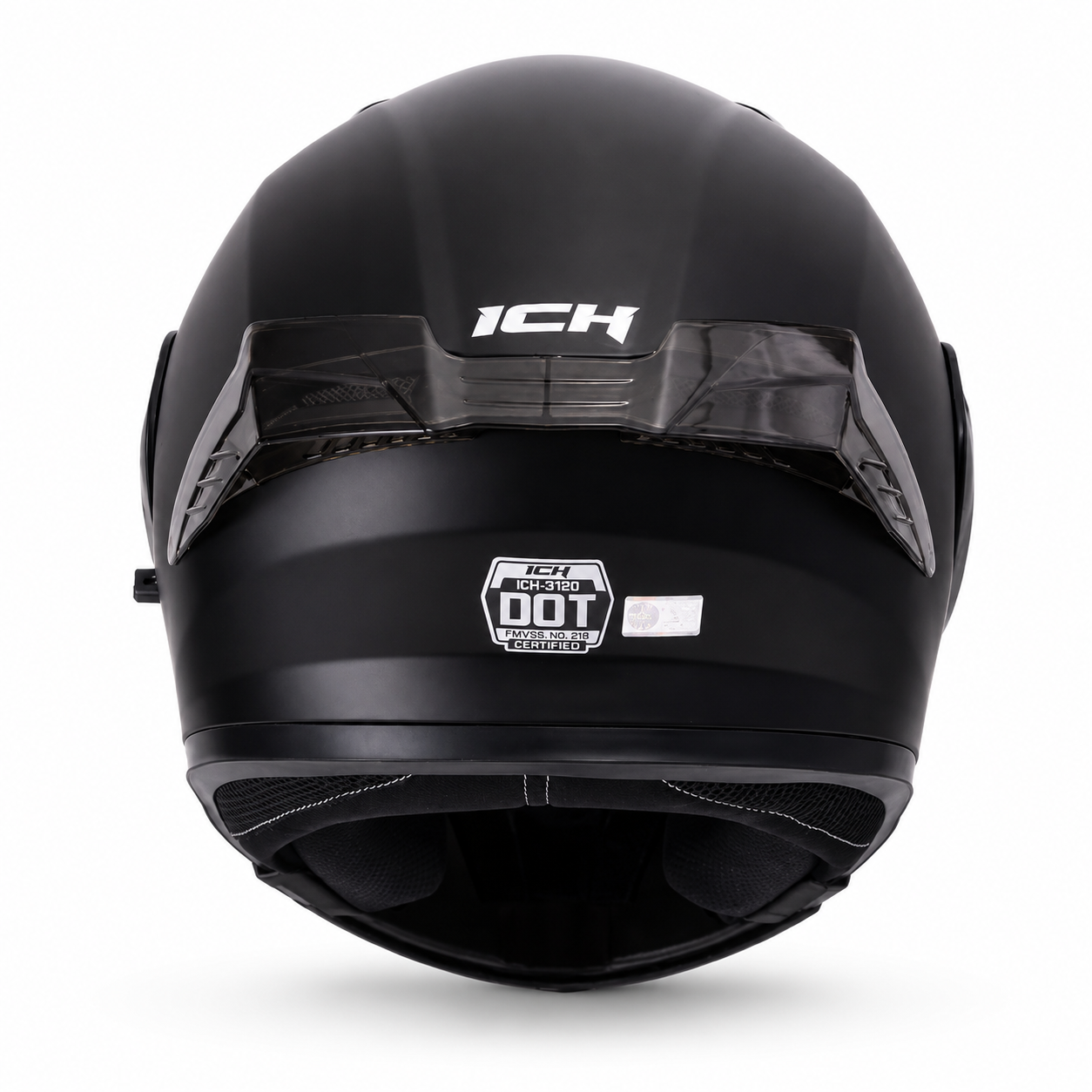Casco ICH 3120 Abatible Negro Solid