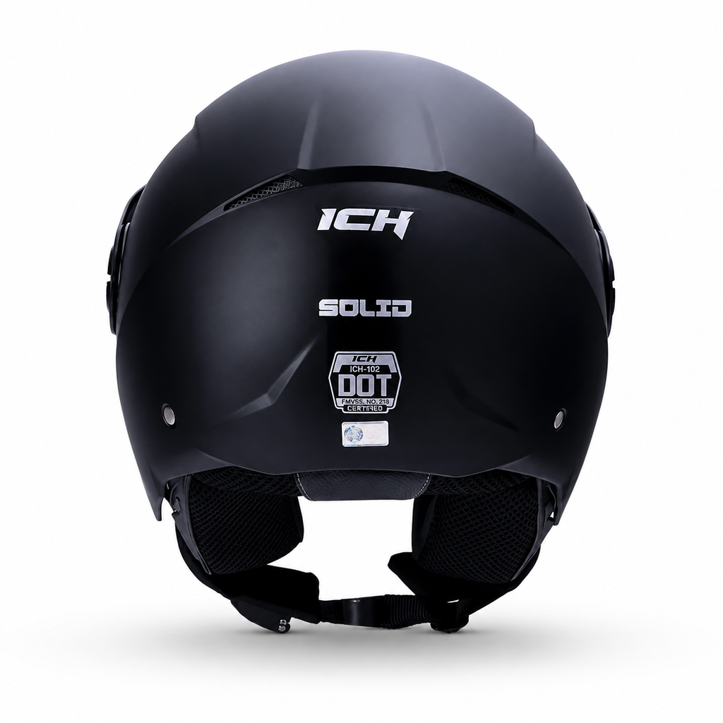 Casco ICH 102 Abierto Negro Solid