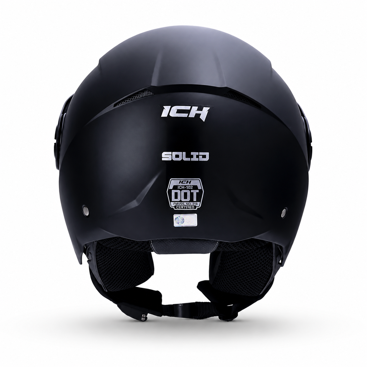 Casco ICH 102 Abierto Negro Solid