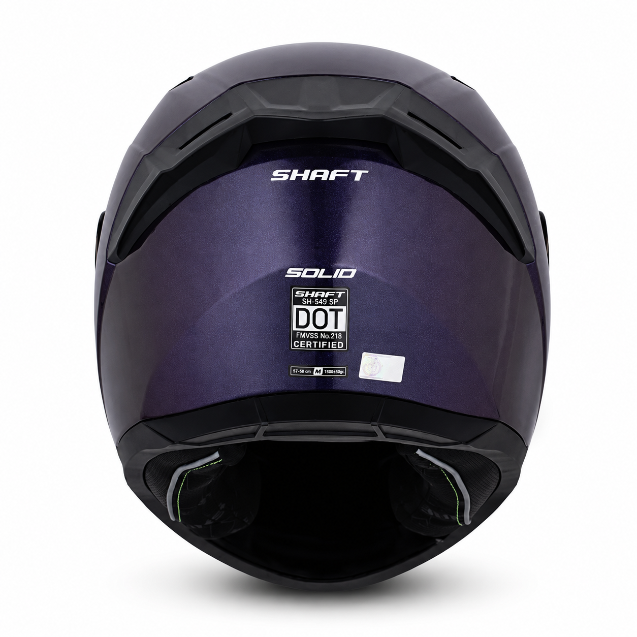 Casco Shaft SH-549 Camaleón - Atrás