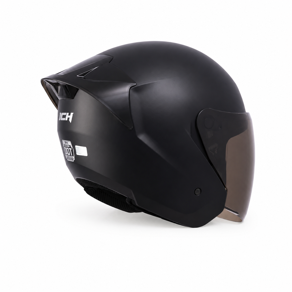 Casco ICH 101 Abierto Solid Negro