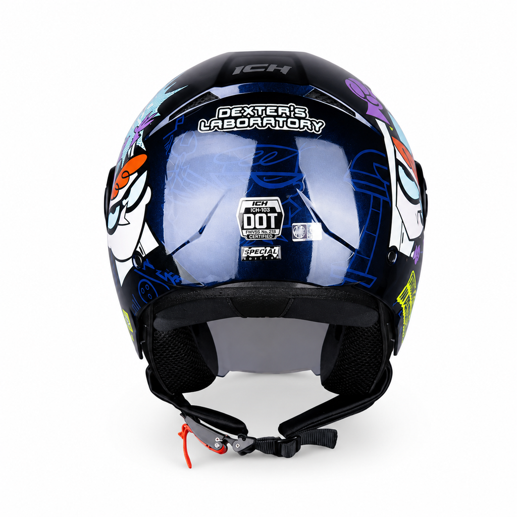 Casco ICH 102 Special Dexters Lab Azul