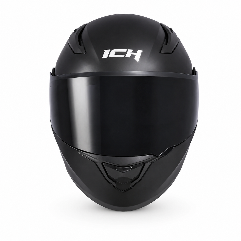 Casco ICH 3130 Abatible Solid Negro