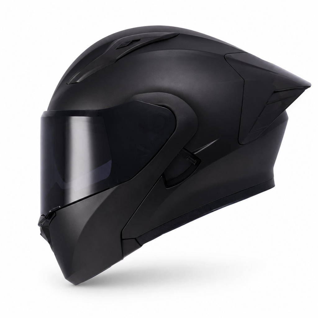Casco ICH 3130 Abatible Solid Negro