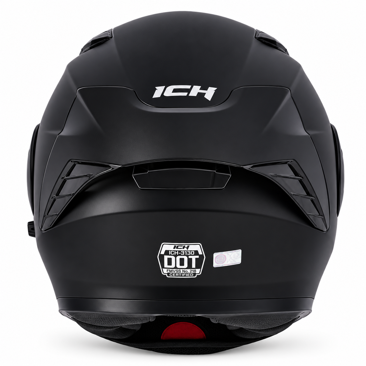 Casco ICH 3130 Abatible Solid Negro