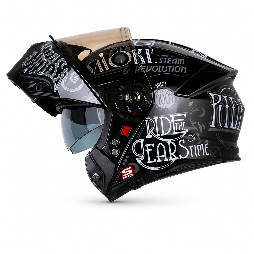 Casco Shaft Pro 4000 EVO Ride Rust Negro/Gris