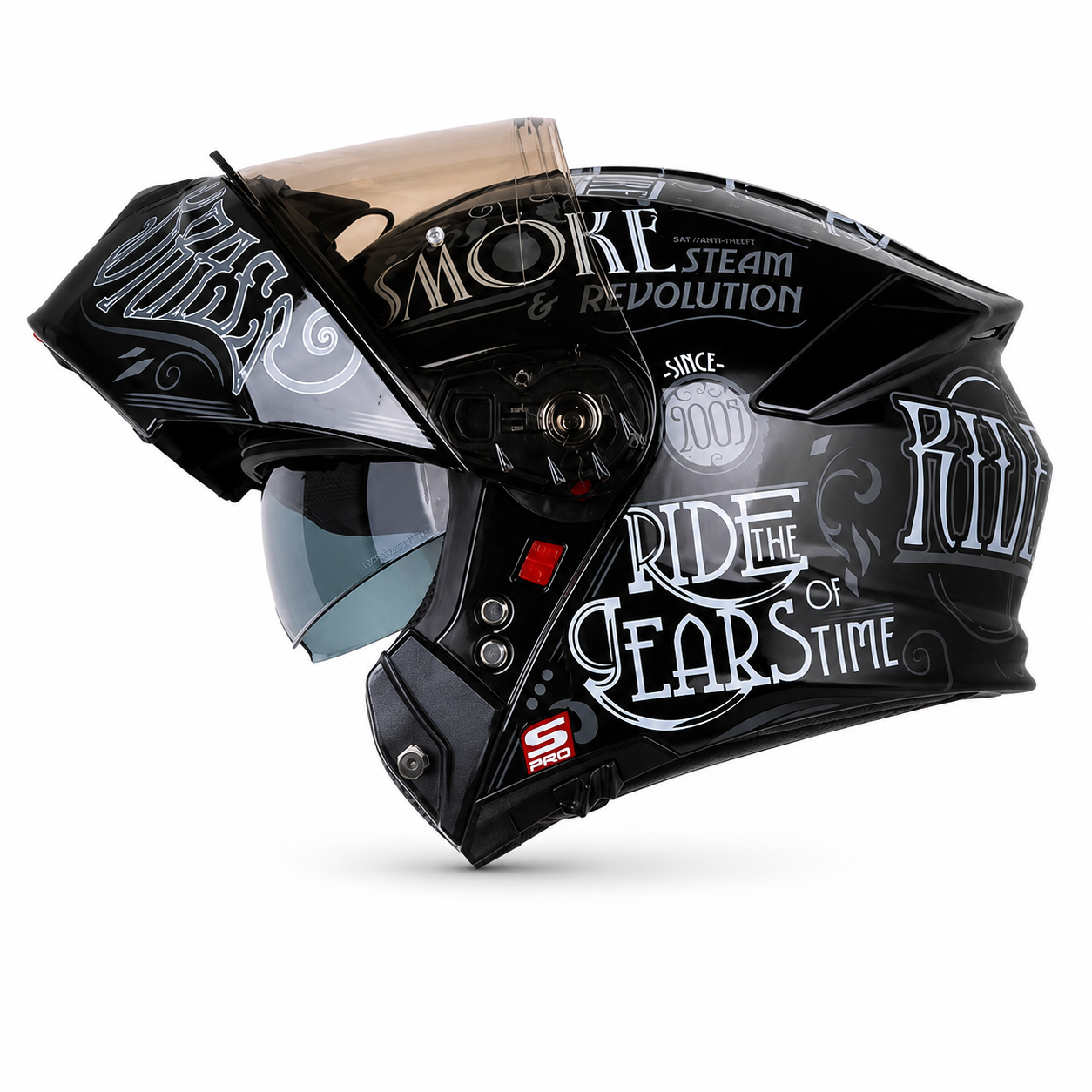 Casco Shaft Pro 4000 EVO Ride Rust Negro/Gris