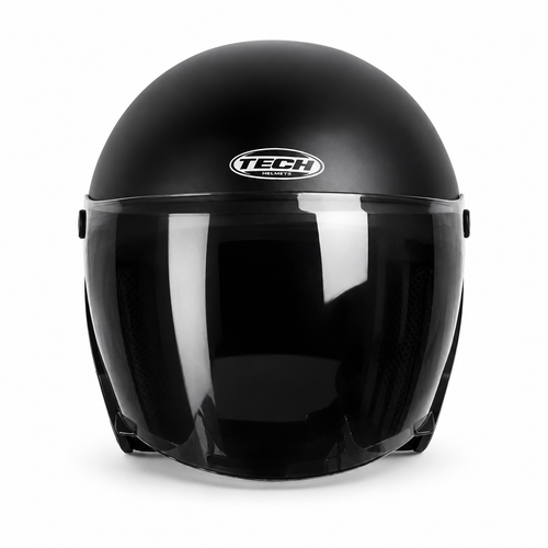 Casco Tech T-10 Solid Negro Mate