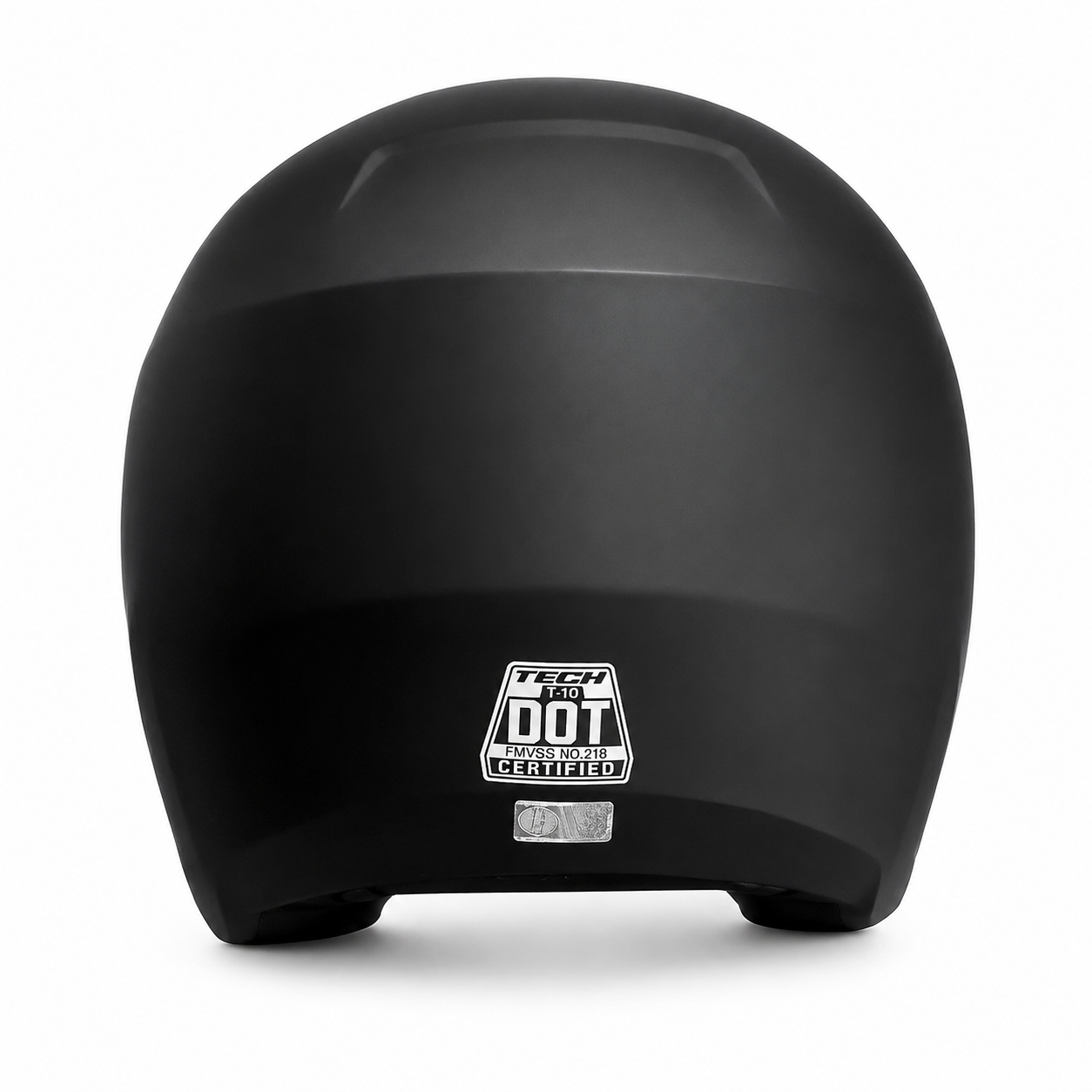 Casco Tech T-10 Solid Negro Mate