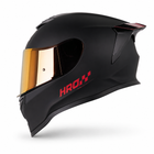 Casco HRO 506 Solid Negro Mate/Rojo