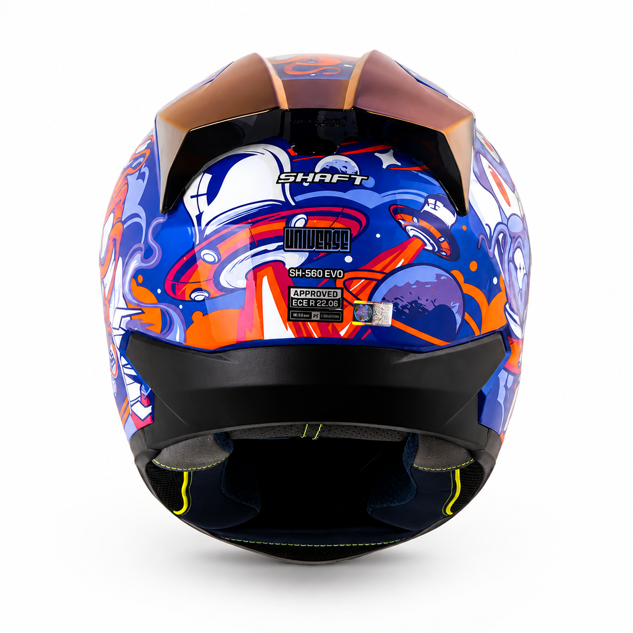 Casco Shaft 560 EVO Universe Morado/Naranja