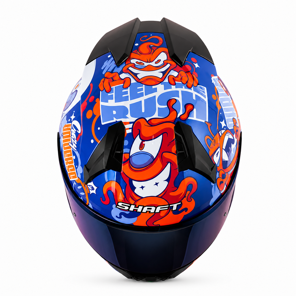Casco Shaft 560 EVO Universe Morado/Naranja