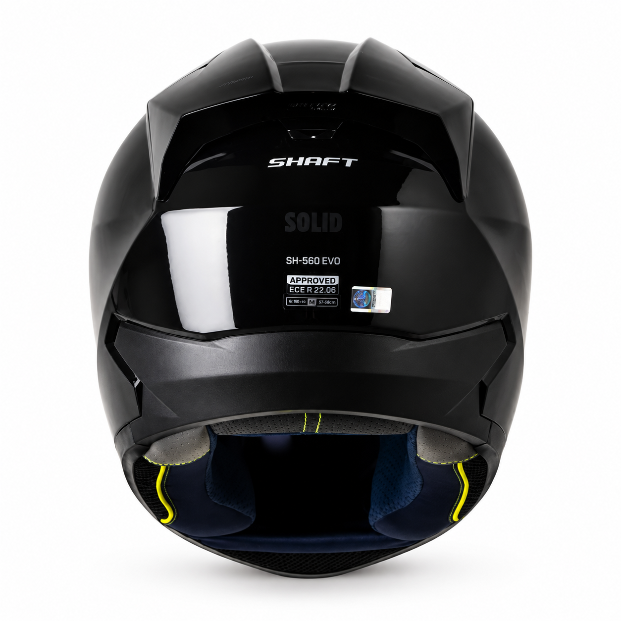 Casco Shaft 560 EVO Solid Negro Brillo/Gris