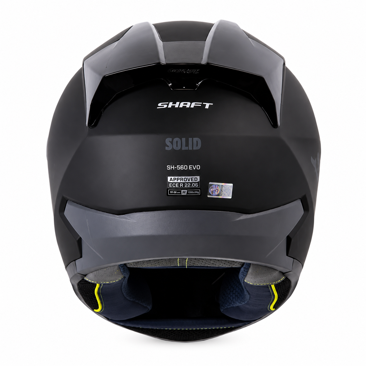 Casco Shaft 560 EVO Solid Negro Mate/Gris