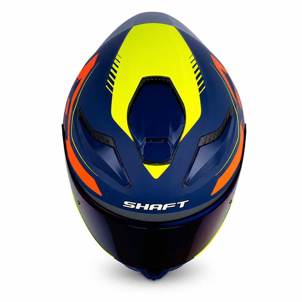 Casco Shaft 584 Race Azul/Naranja