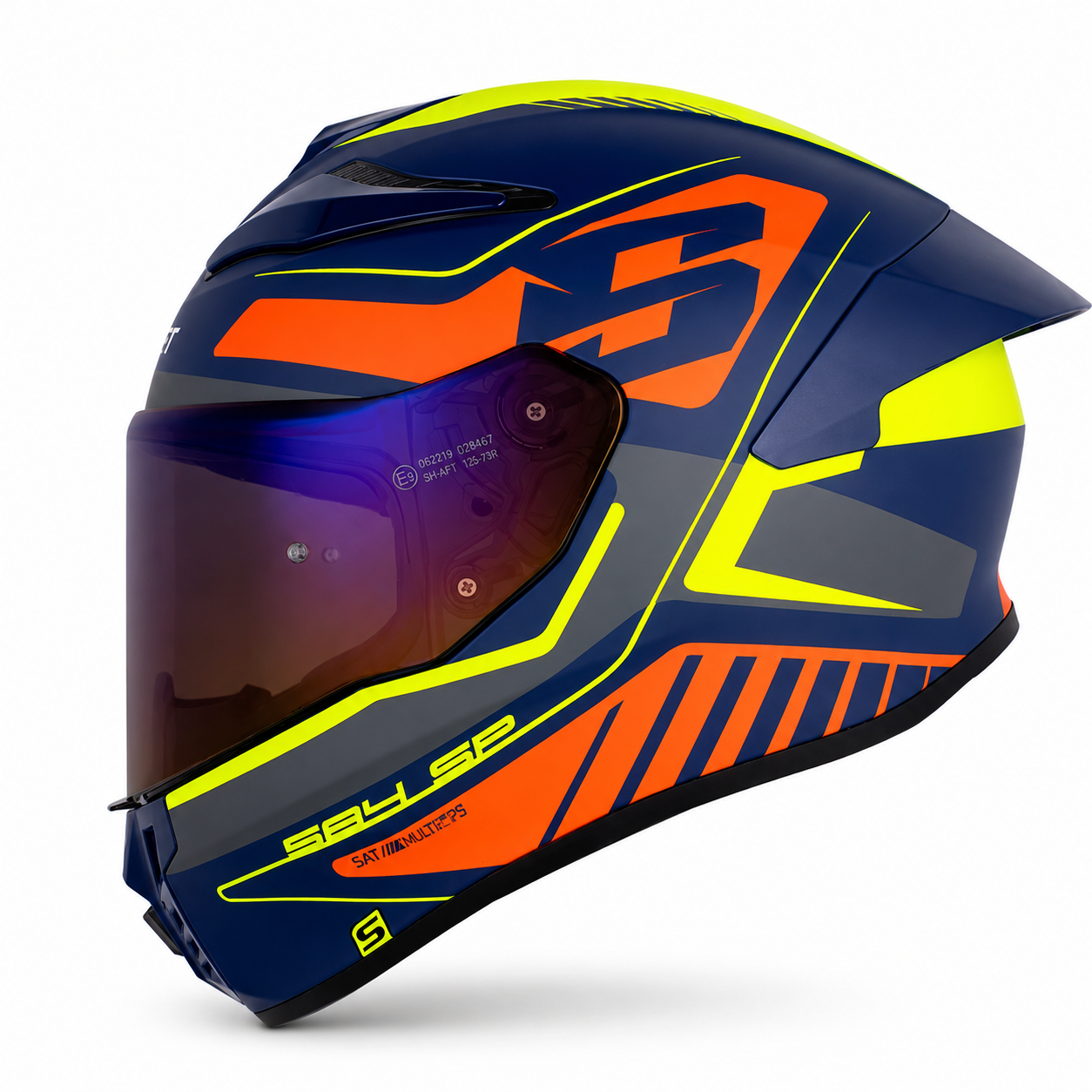 Casco Shaft 584 Race Azul/Naranja
