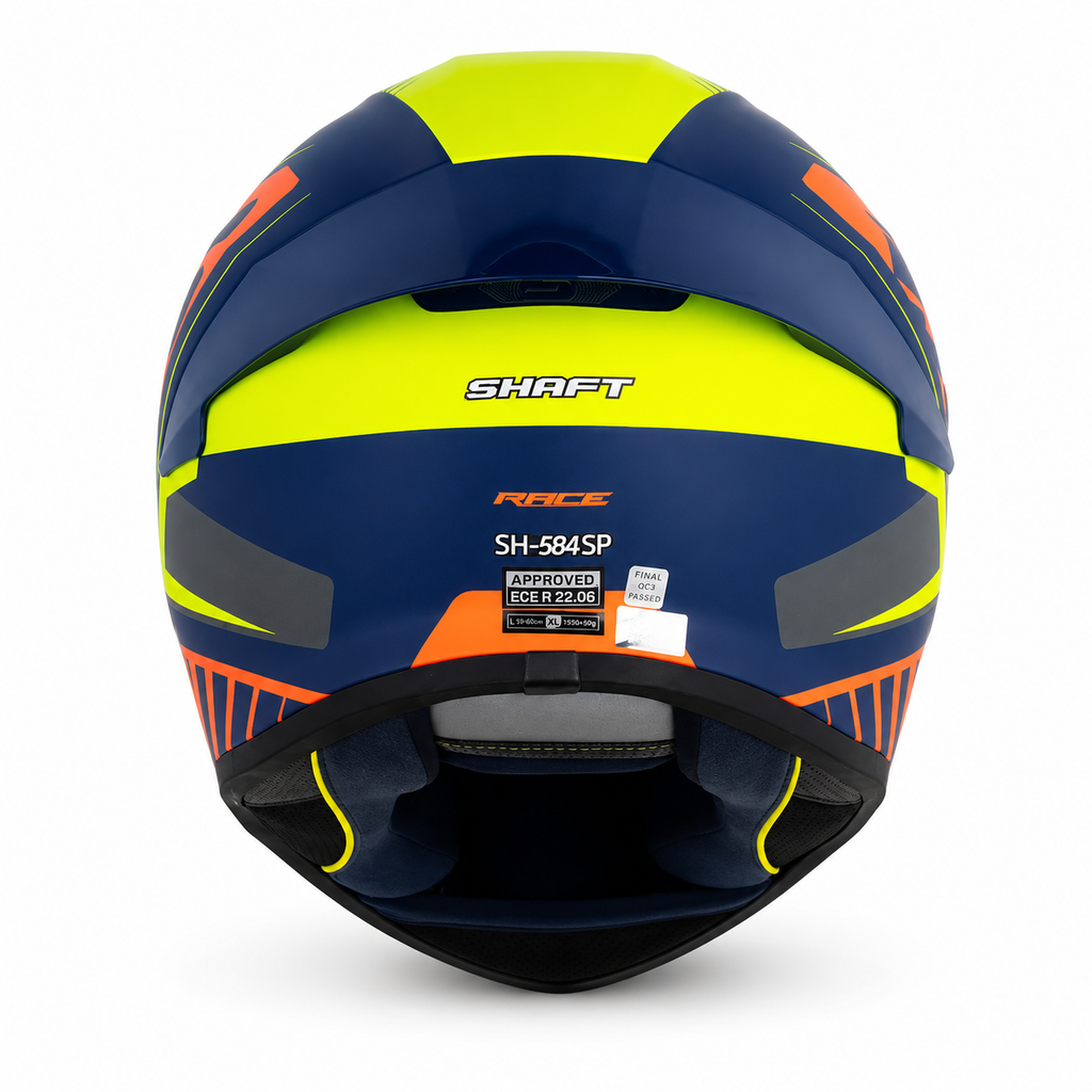 Casco Shaft 584 Race Azul/Naranja