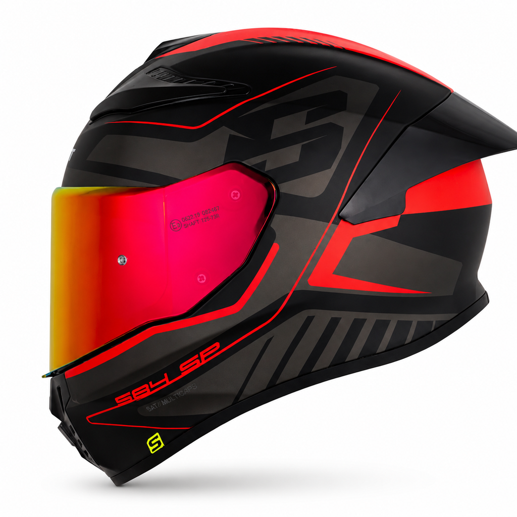 Casco Shaft 584 Race Negro Mate/Gris
