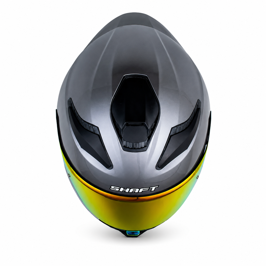 Casco Shaft 584 Solid Gris Metalizado