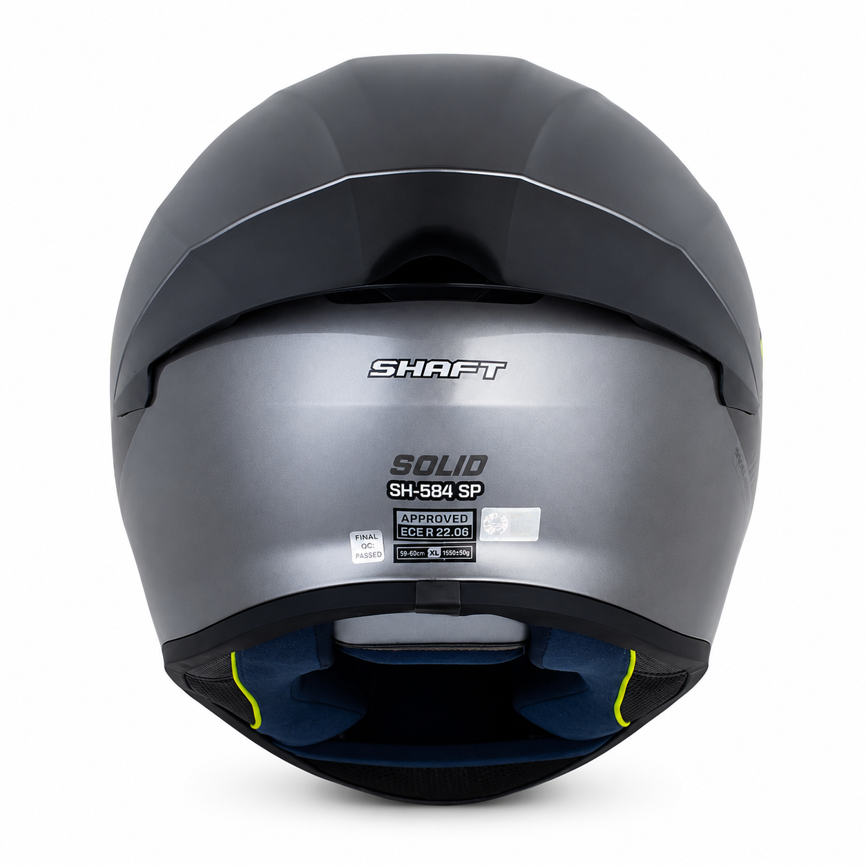 Casco Shaft 584 Solid Gris Metalizado