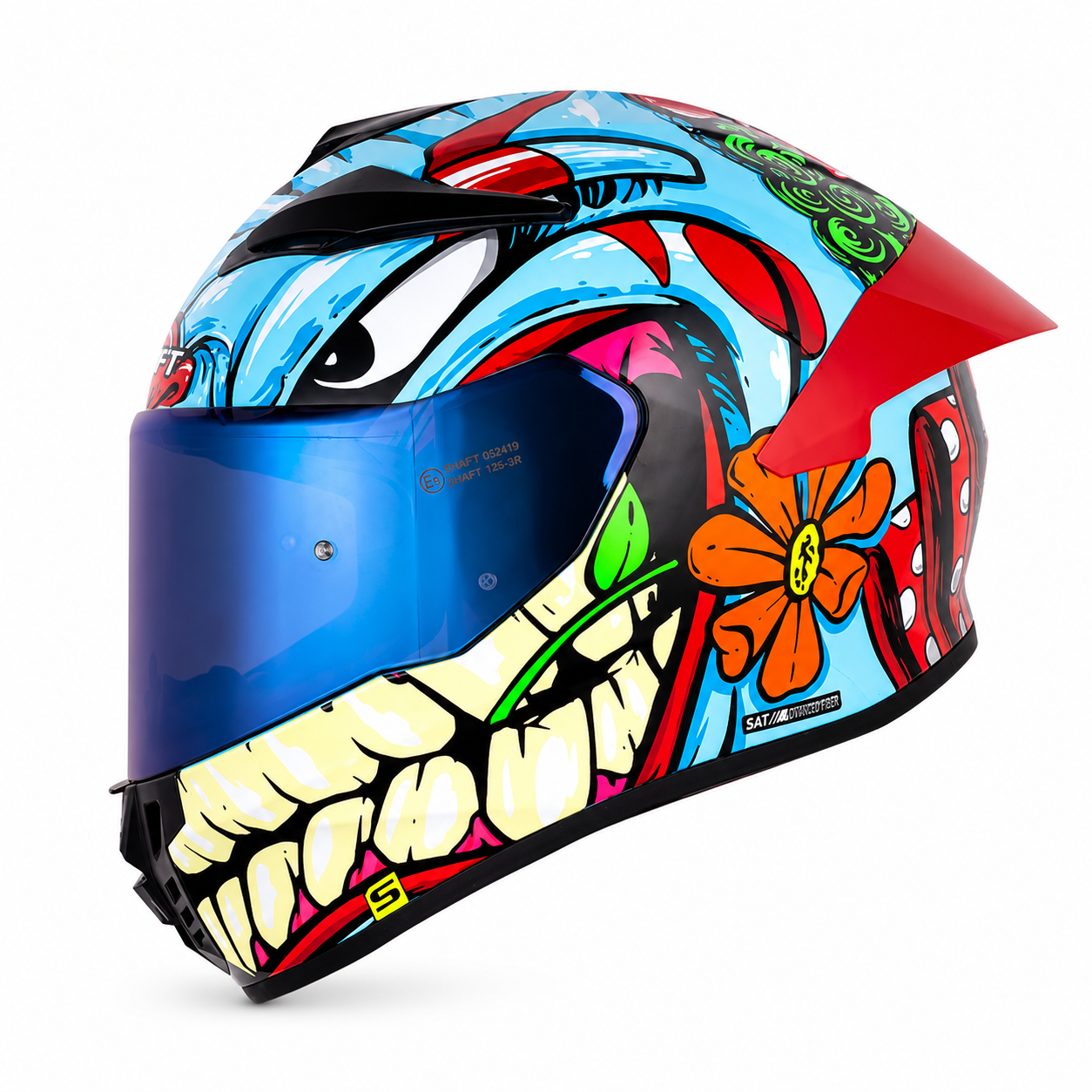 Casco Shaft 584 The Clown Azul/Rojo