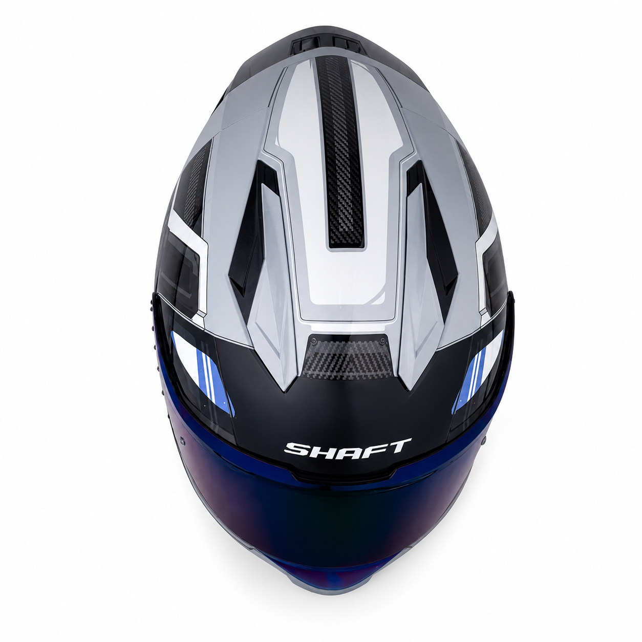 Casco Shaft 596 Cosmo Azul/Gris