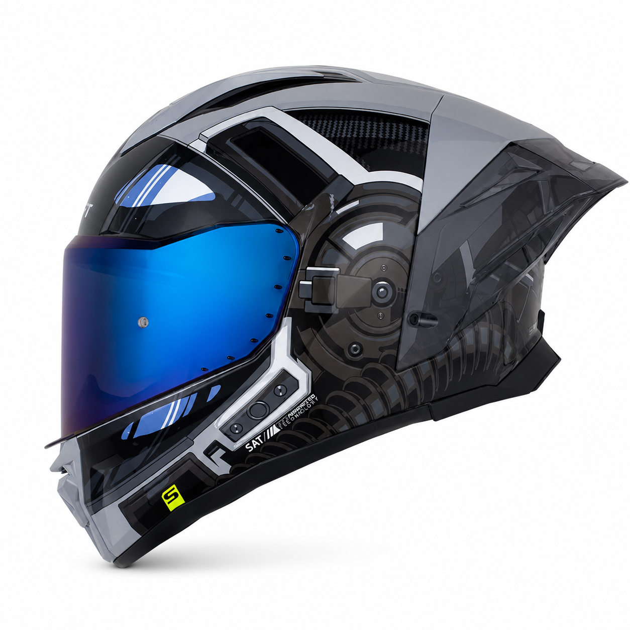 Casco Shaft 596 Cosmo Azul/Gris
