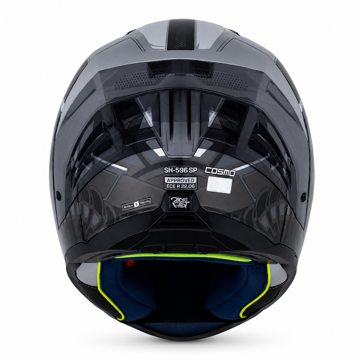 Casco Shaft 596 Cosmo Azul/Gris
