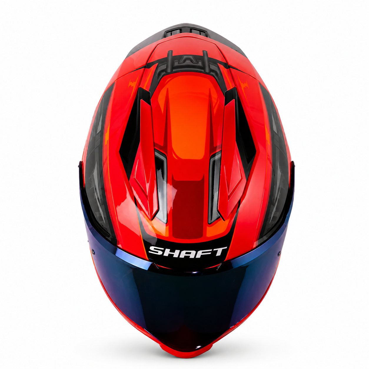 Casco Shaft 596 Sport Head Rojo/Naranja