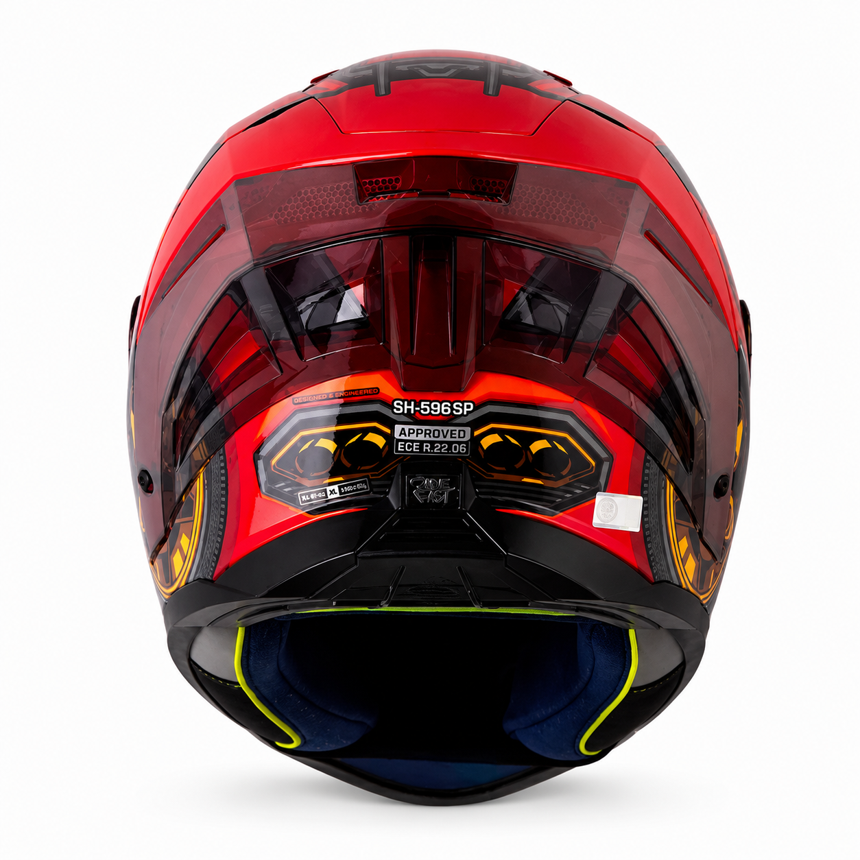 Casco Shaft 596 Sport Head Rojo/Naranja