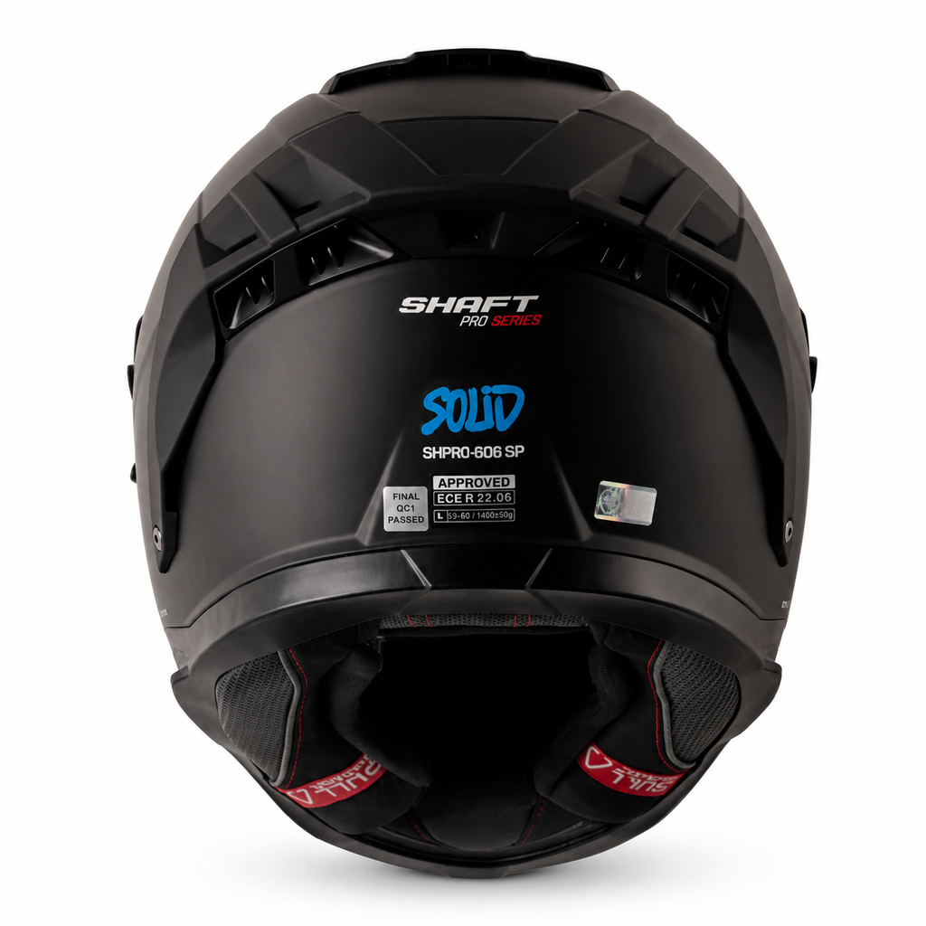 Casco Shaft Pro 606 Solid Negro/Azul