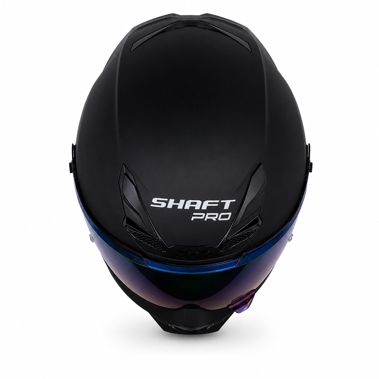 Casco Shaft Pro 615 Solid Negro Mate/Amarillo