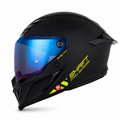 Casco Shaft Pro 615 Solid Negro Mate/Amarillo