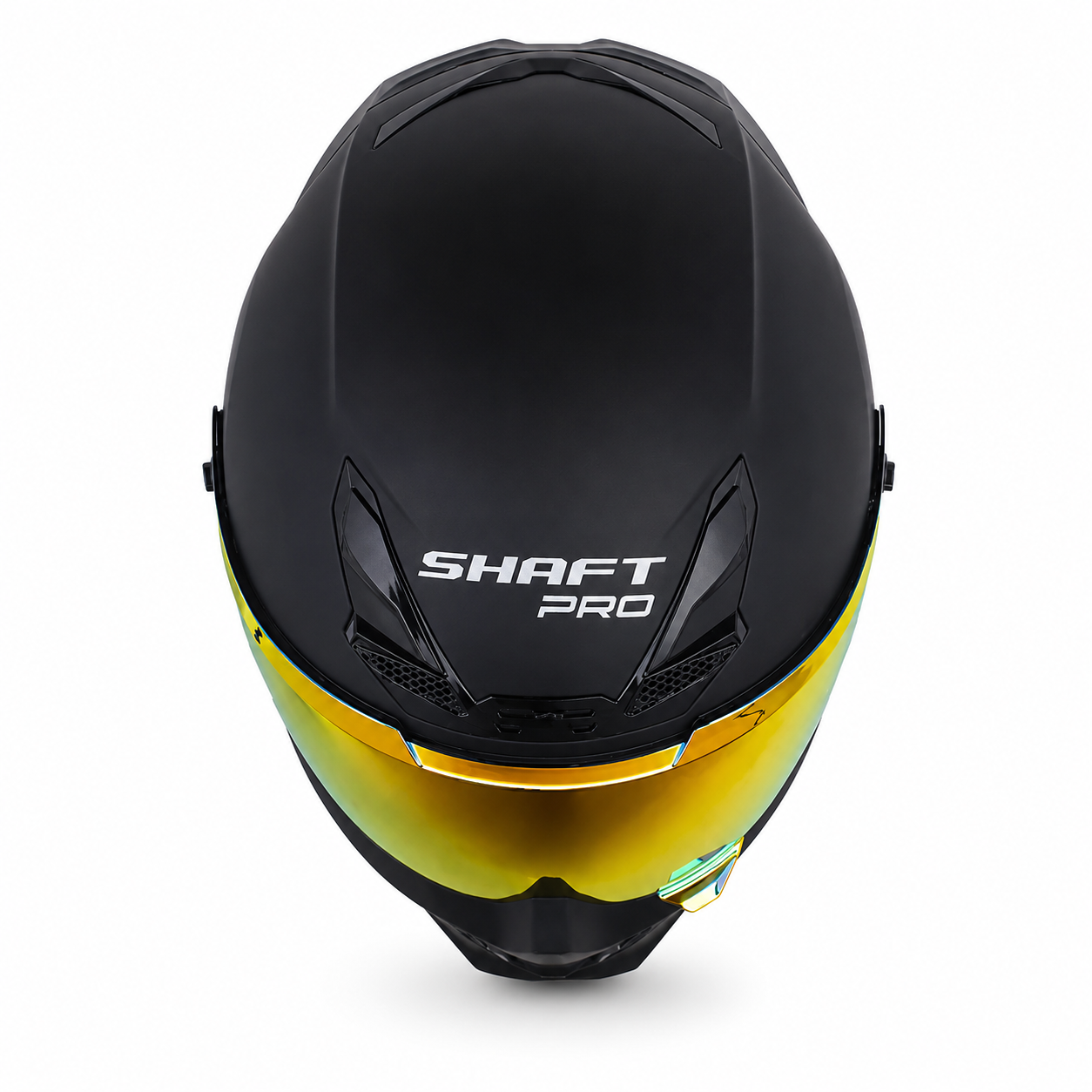 Casco Shaft Pro 615 Solid Negro Mate/Rojo
