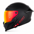 Casco Shaft Pro 615 Solid Negro Mate/Rojo