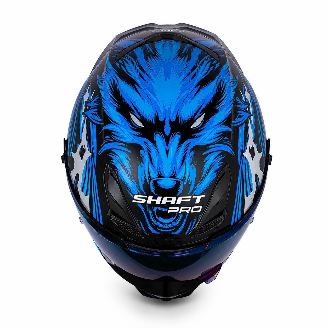 Casco Shaft Pro 615 Werewolf Negro/Azul
