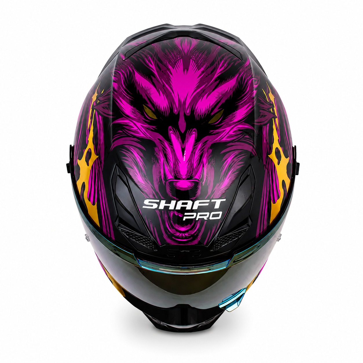 Casco Shaft Pro 615 Werewolf Negro/Fucsia