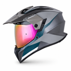 Casco HRO MX340 Long Plata