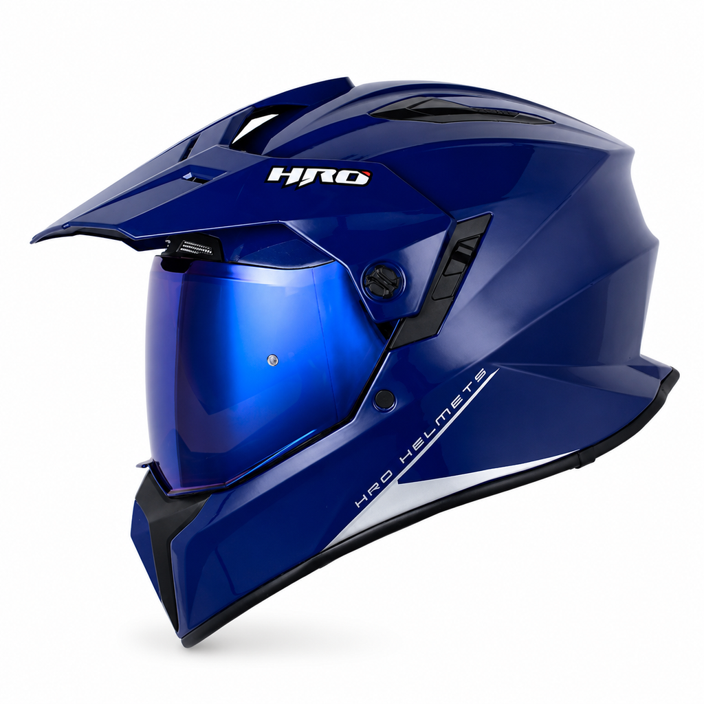 Casco HRO MX340 Solid Azul