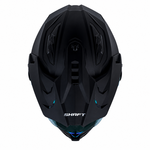 Casco Shaft MX360 Solid Negro Mate/Morado