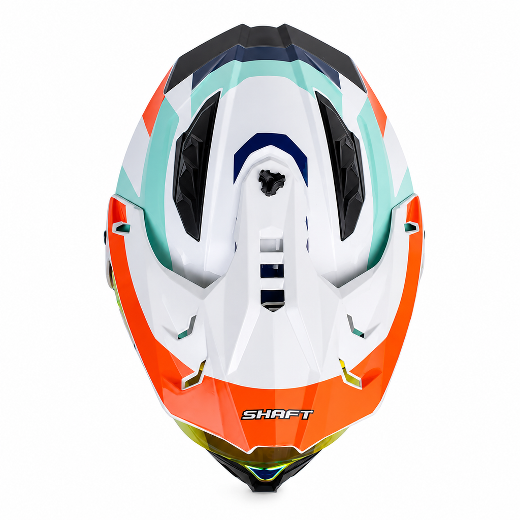 Casco Shaft MX360 Apricot Gris/Verde