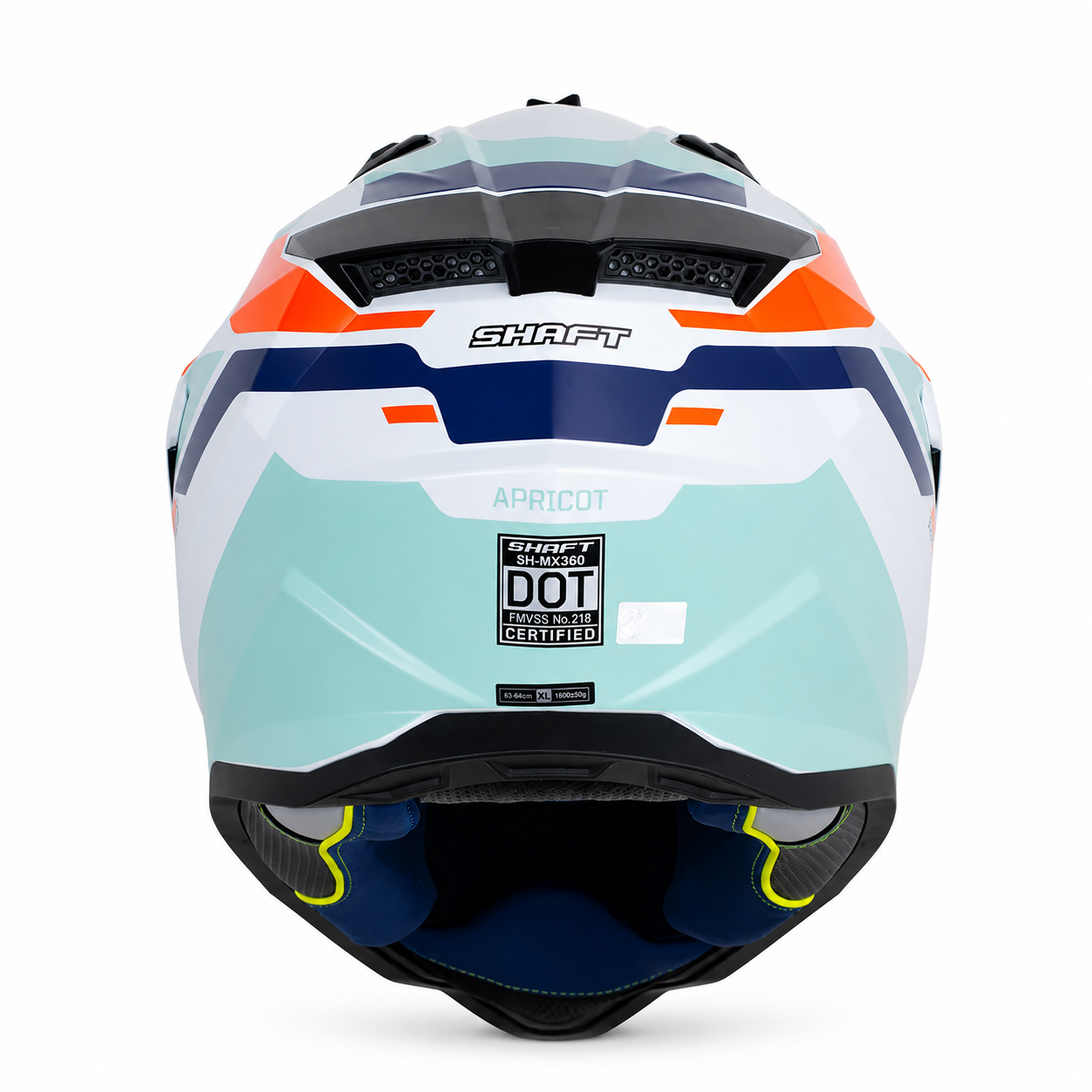Casco Shaft MX360 Apricot Gris/Verde