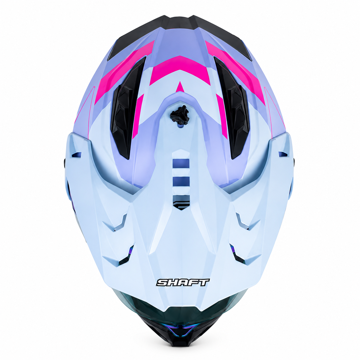 Casco Shaft MX360 Conway Azul/Fucsia