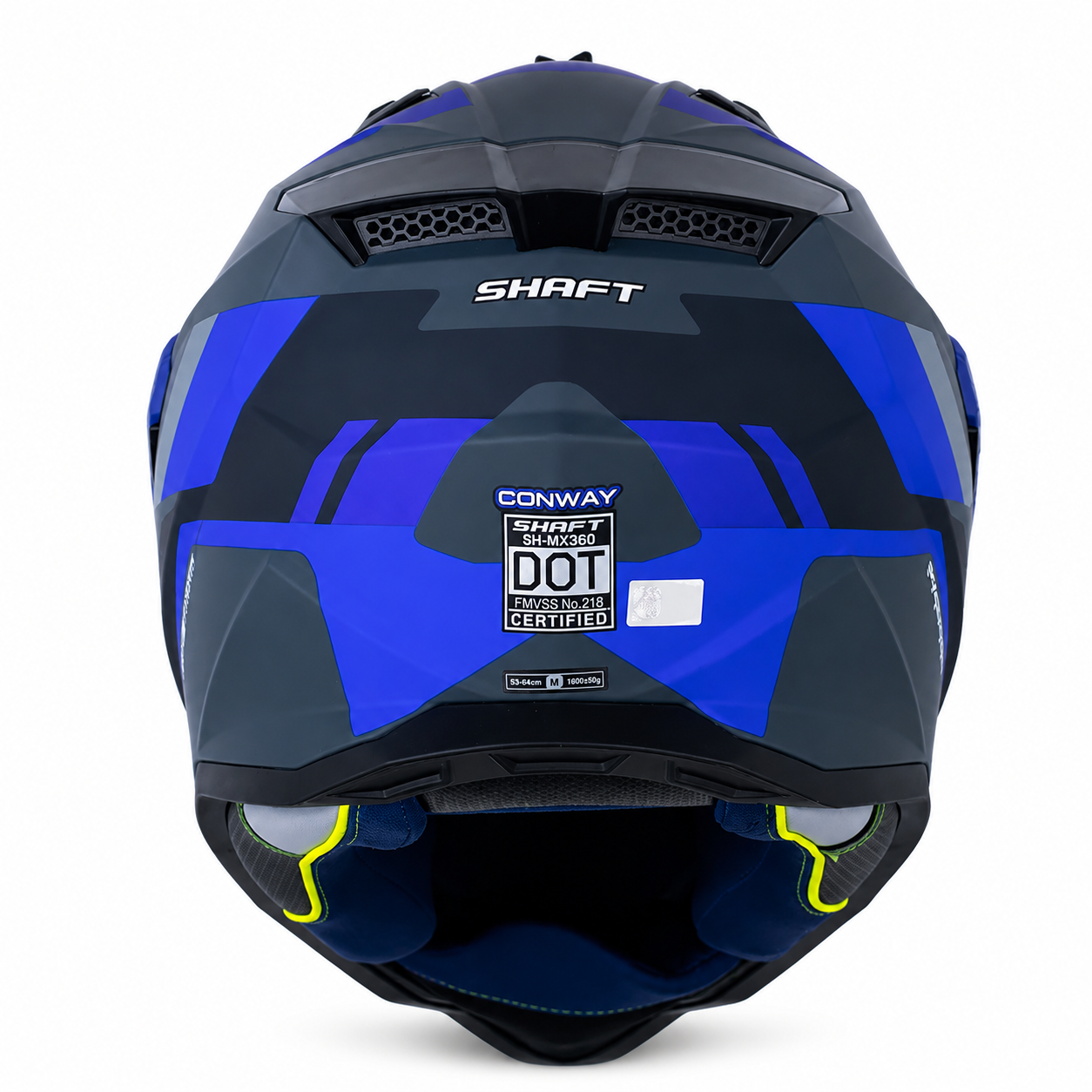 Casco Shaft MX360 Conway Gris/Azul